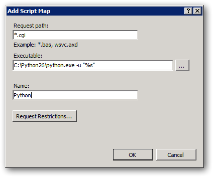 CGI Handler Mapping